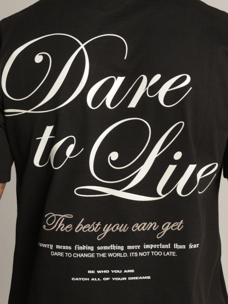 טי שירט DARE TO LIVE