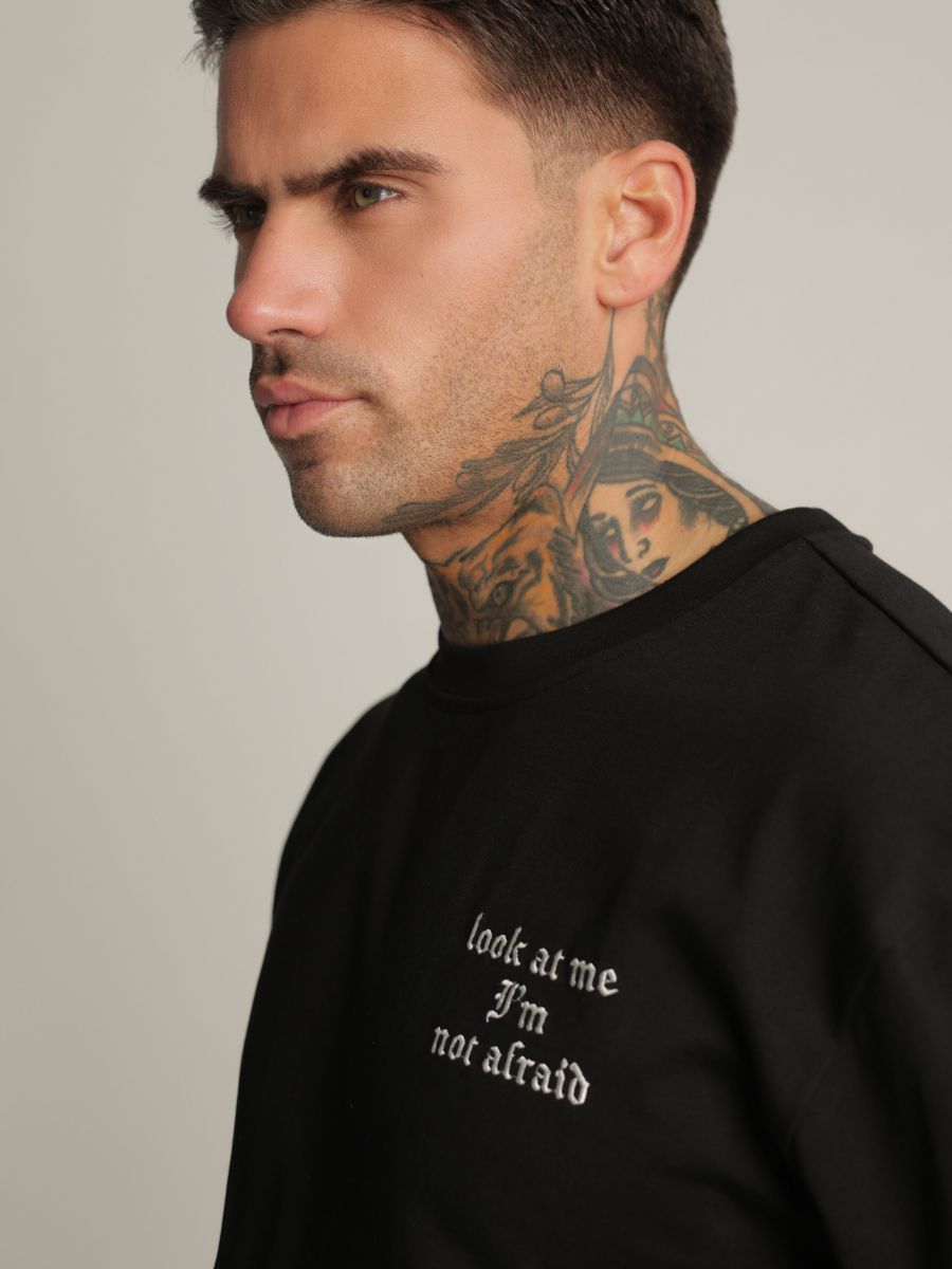 טי שירט NOT AFRAID