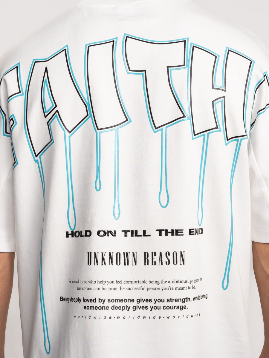 חולצת טי שירט קצרה לגבר FAITH