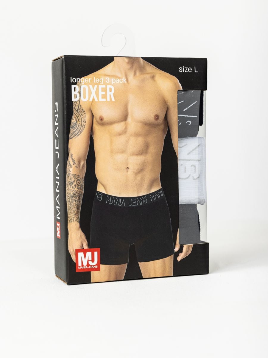 מארז שלישיית תחתונים בגזרת בוקסר