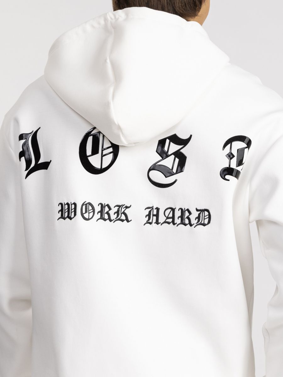 פוטר עם כובע קפוצ’ון WORK HARD