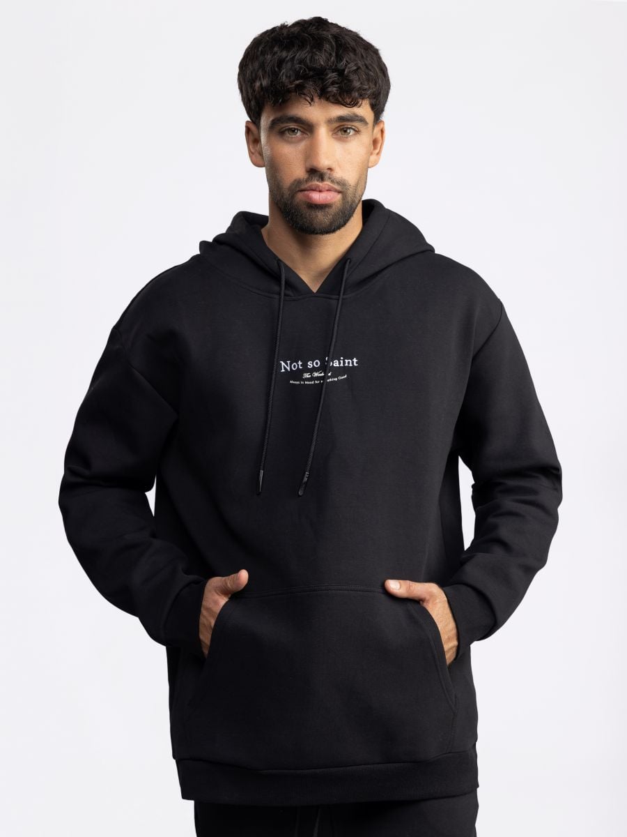 פוטר קפוצ’’ון לגבר NOT SO SAINT