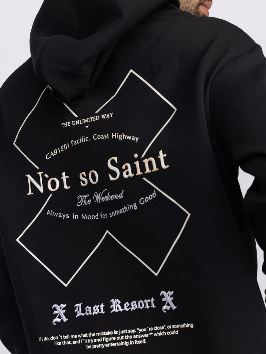 פוטר קפוצ’’ון לגבר NOT SO SAINT