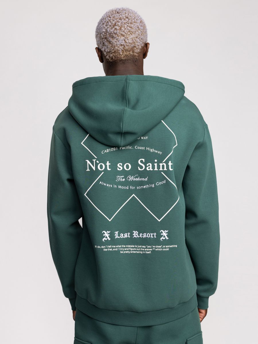 פוטר קפוצ’’ון לגבר NOT SO SAINT