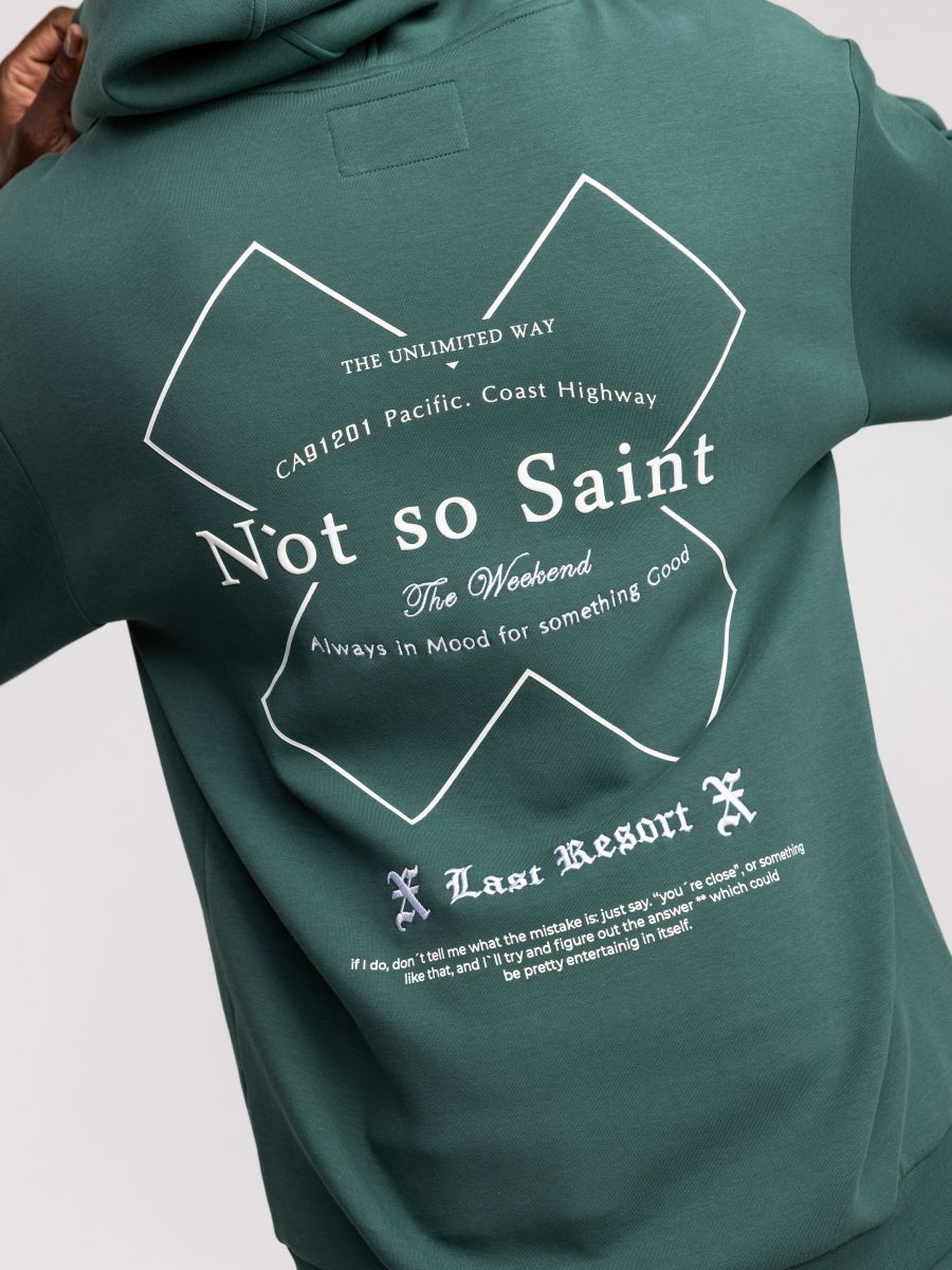 פוטר קפוצ’’ון לגבר NOT SO SAINT