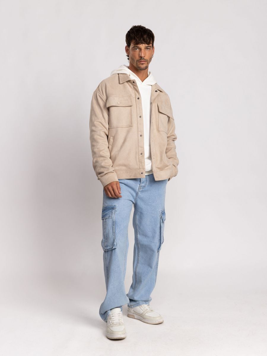 גקט לגבר עם כיסים בחזית