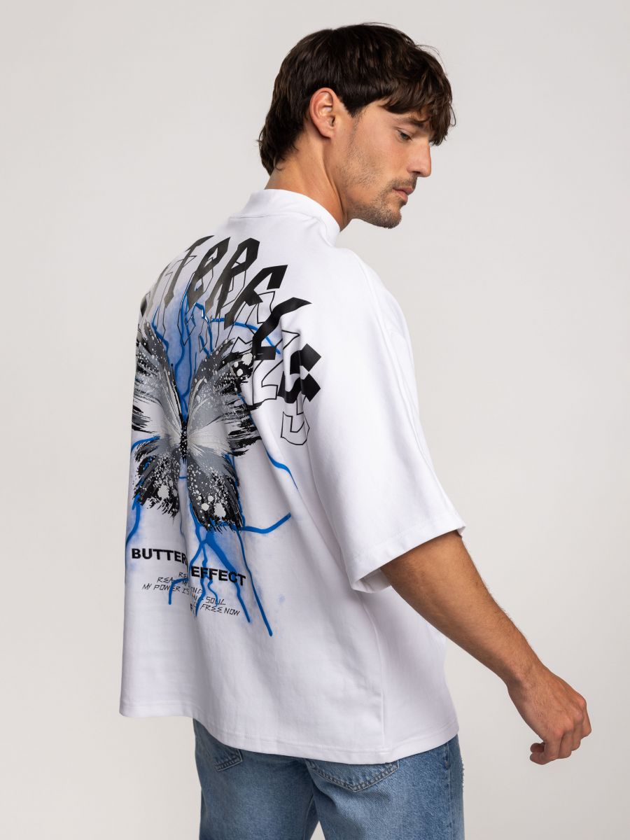 טי שירט אובר סייז BUTTERFLY