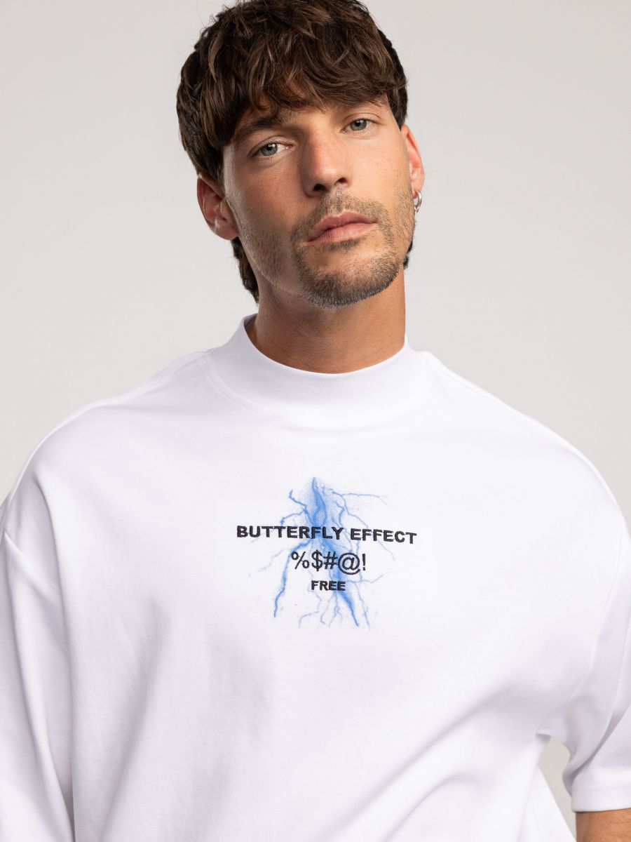 טי שירט אובר סייז BUTTERFLY