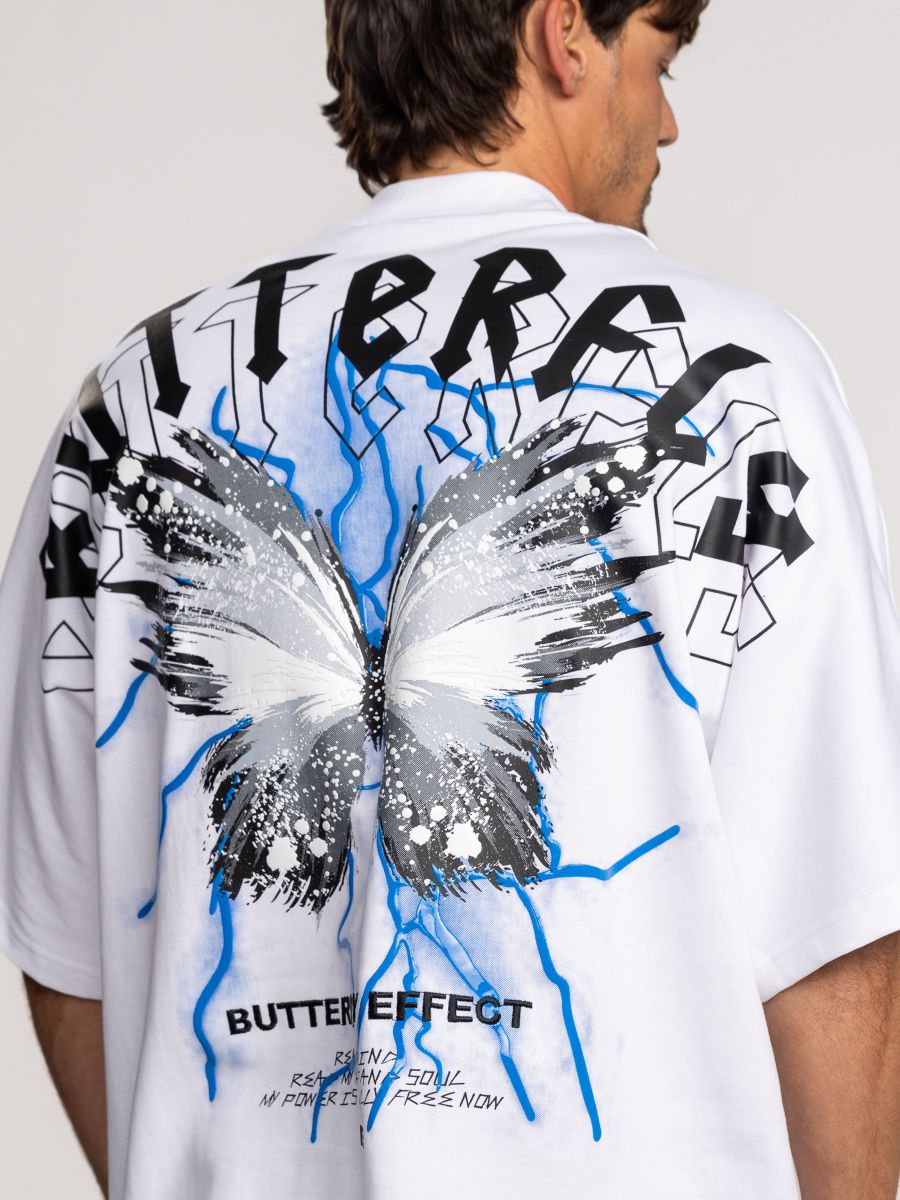טי שירט אובר סייז BUTTERFLY