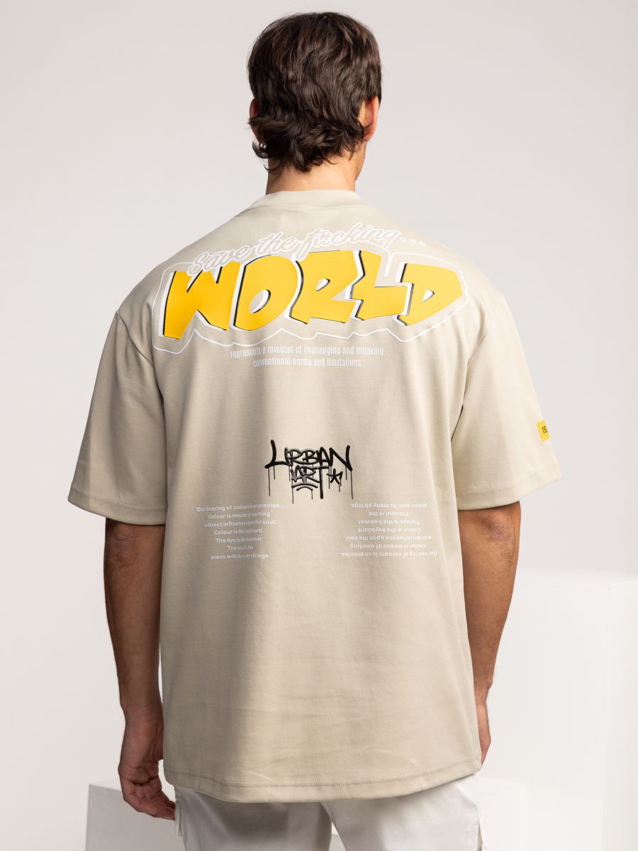 טי שירט אוברסייז WORLD
