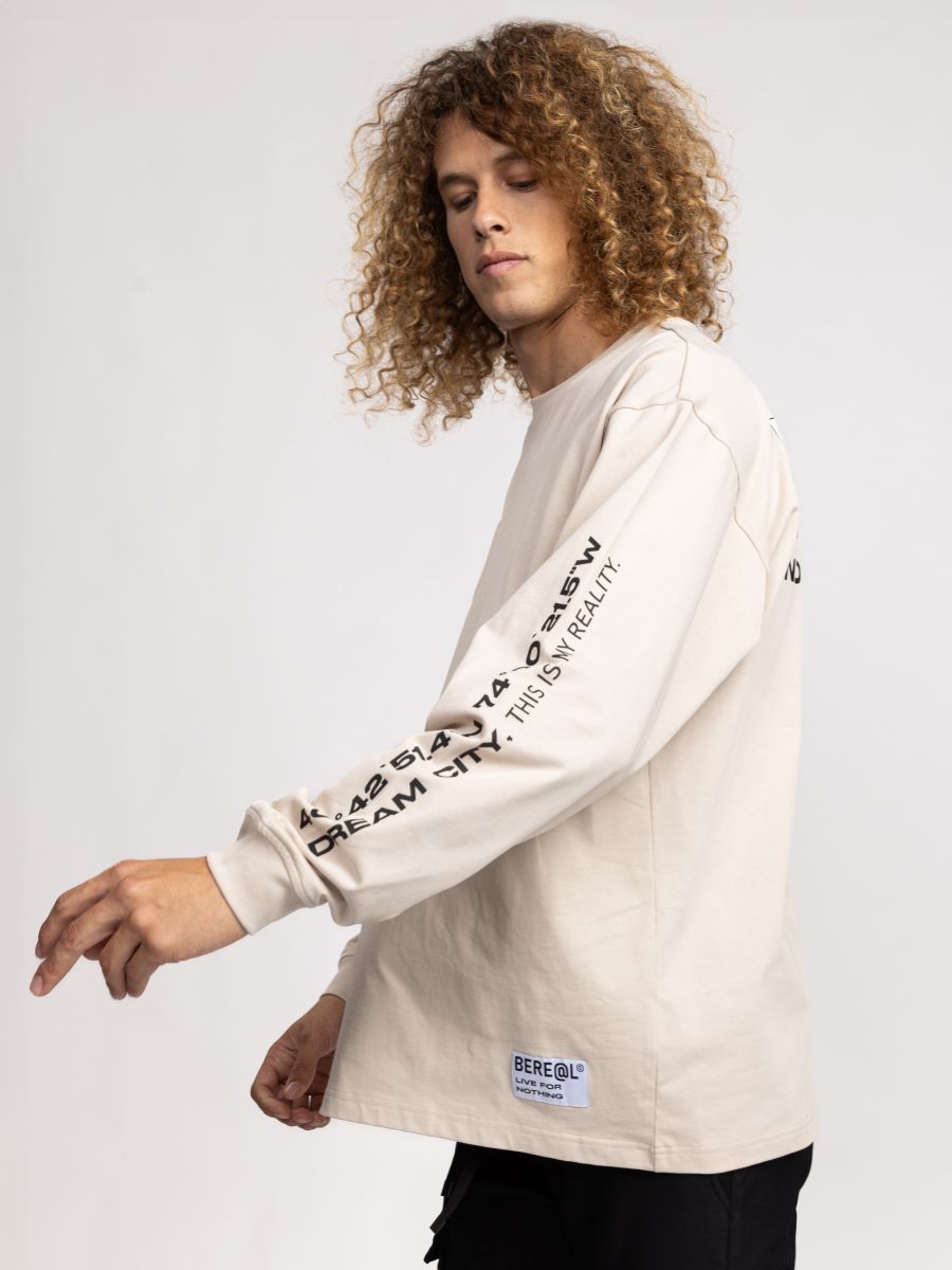חולצת טישירט ארוכה לגבר BEREAL