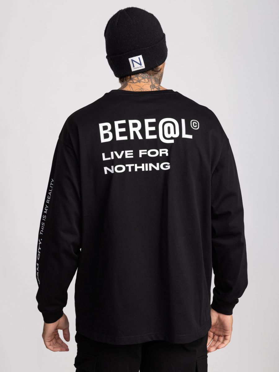 חולצת טישירט ארוכה לגבר BEREAL