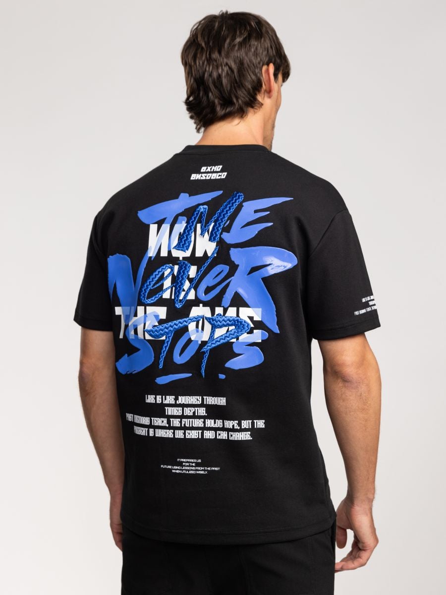 טישרט אובר סייז NEVER STOP