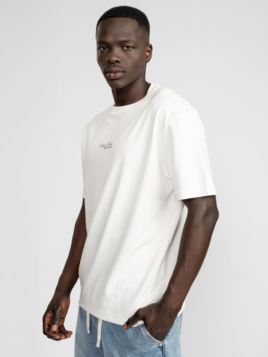 חולצת טי שירט אוברסייז לגבר KEEP IT REAL