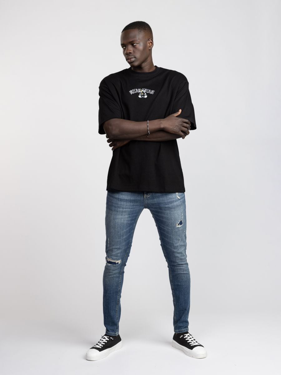 חולצת טי שירט אוברסייז לגבר Real Deal