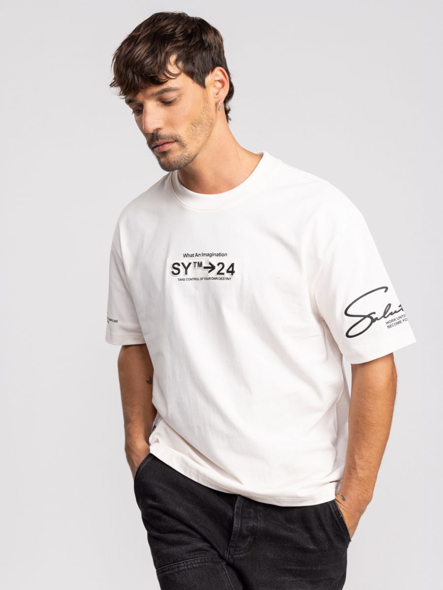 חולצת טישירט אוברסייז לגבר SY24