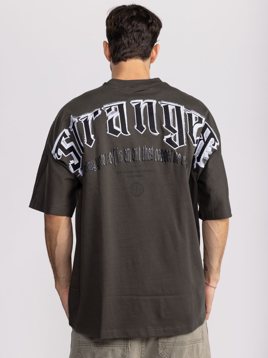 חולצת טי שירט אוברסייז לגבר Stranger