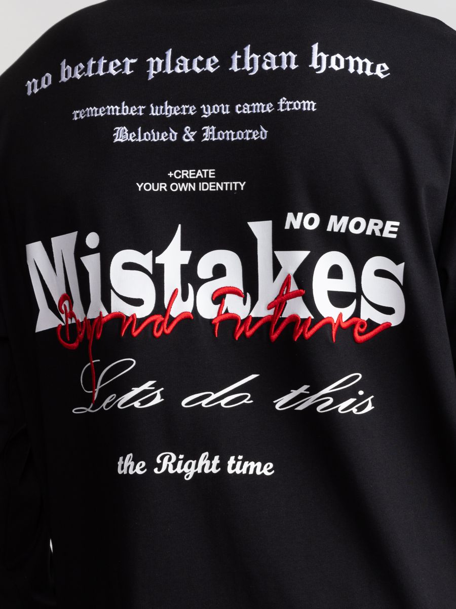 חולצת טישירט ארוכה לגבר MISTAKES