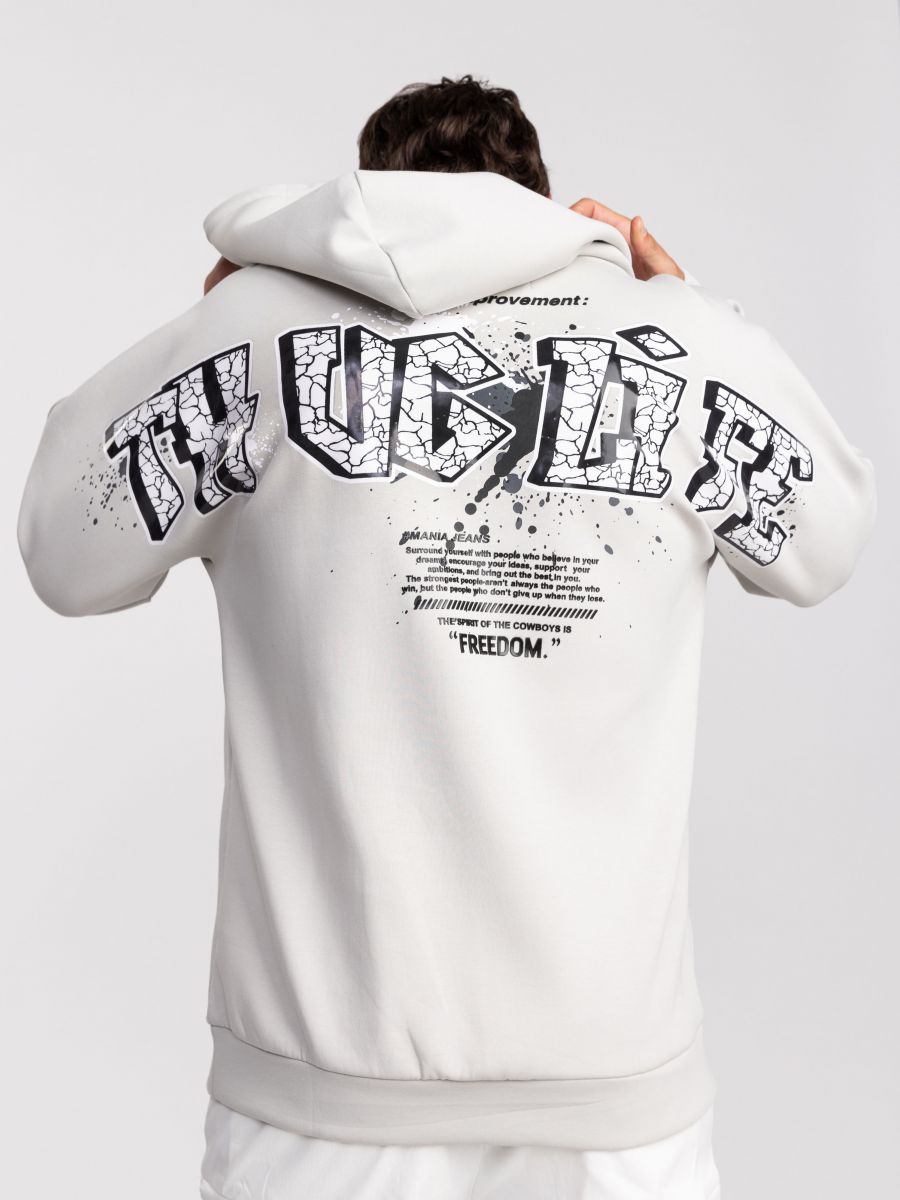 פוטר קפוצ’’ון לגבר THUG LIFE