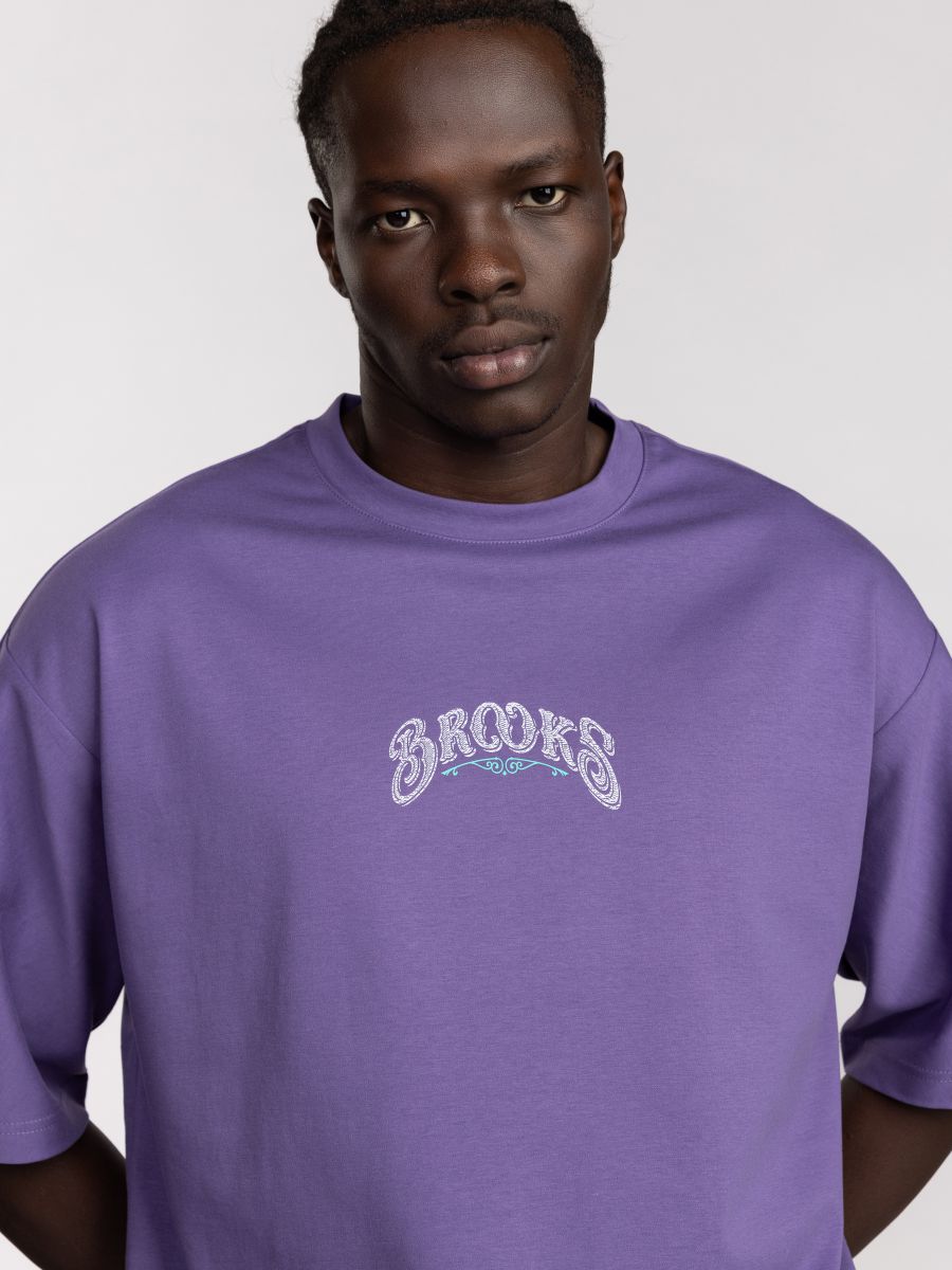 חולצת טישירט אוברסייז לגבר BROOKS