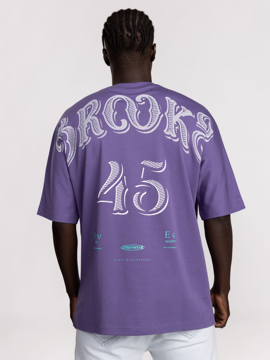 חולצת טישירט אוברסייז לגבר BROOKS