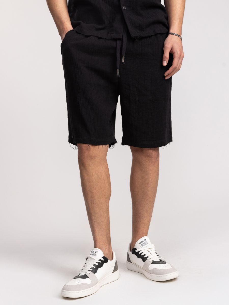 מכנסיים קצרים כותנה ריזורט לגבר