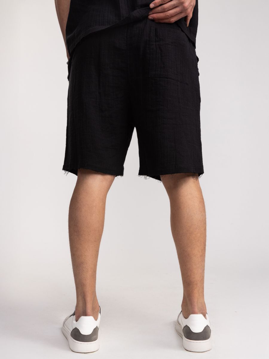 מכנסיים קצרים כותנה ריזורט לגבר