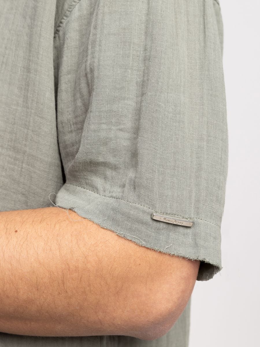 חולצה מכופתרת כותנה ריזורט לגבר