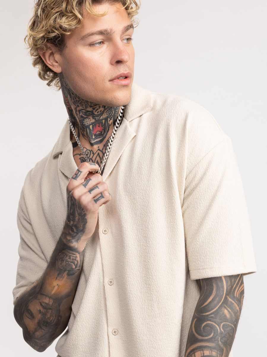 חולצה מכופתרת לגבר ריזורט