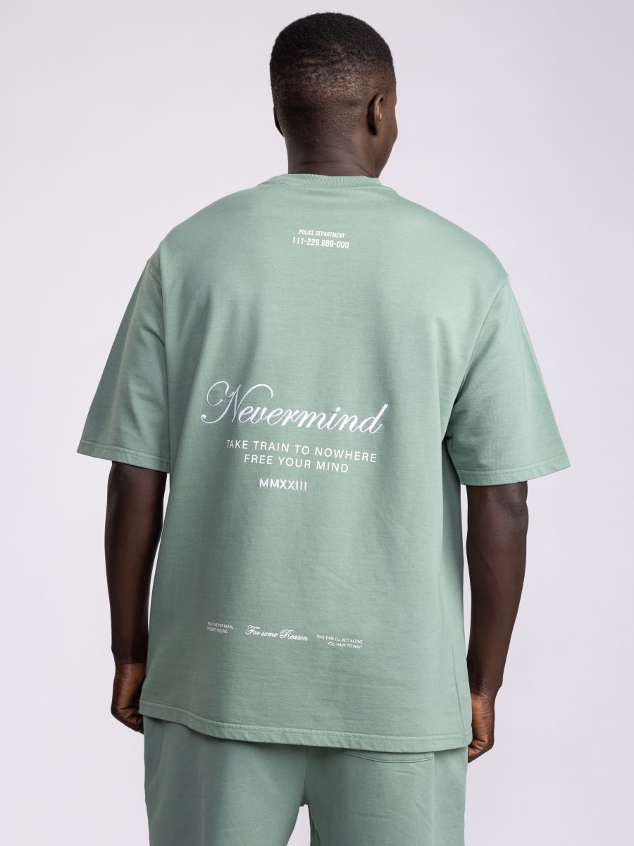 חולצה טי שירט לגבר NEVERMIND