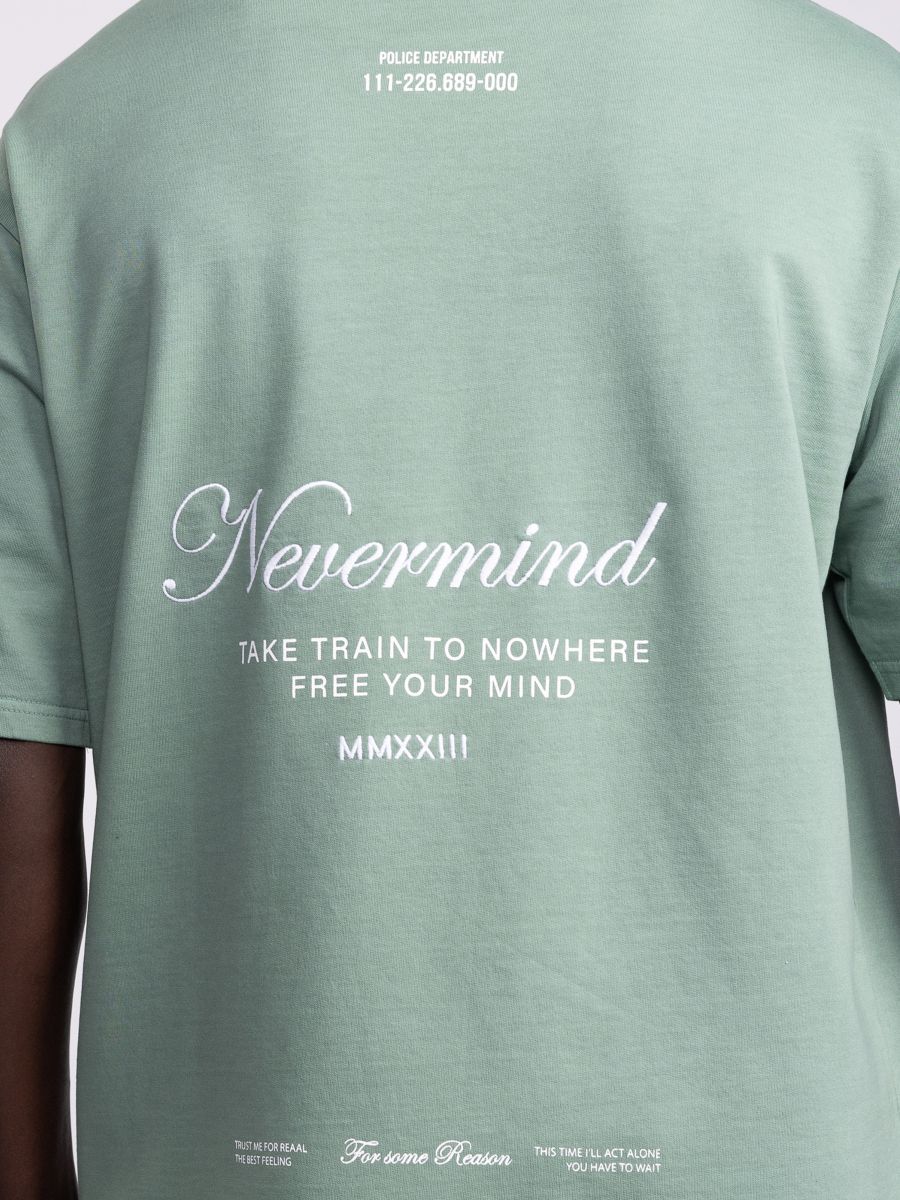 חולצה טי שירט לגבר NEVERMIND