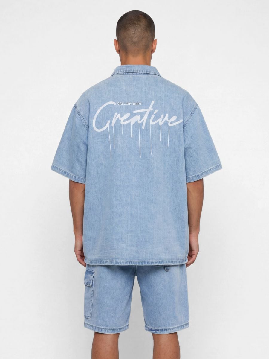 חולצת מכופתרת קצרה ריזורט לגבר CREATIVE