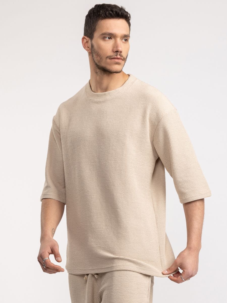 טי שירט ריזורט לגבר וופל