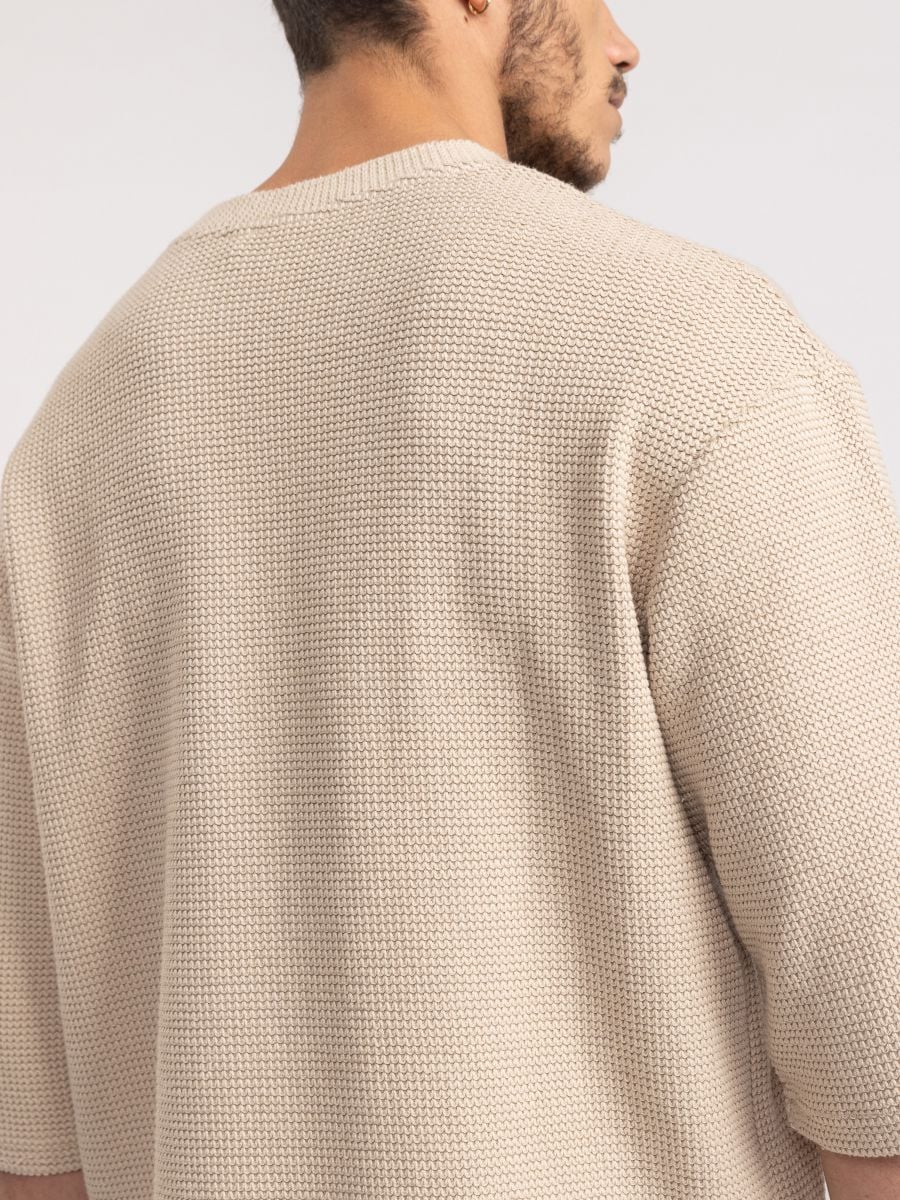 טי שירט ריזורט לגבר וופל