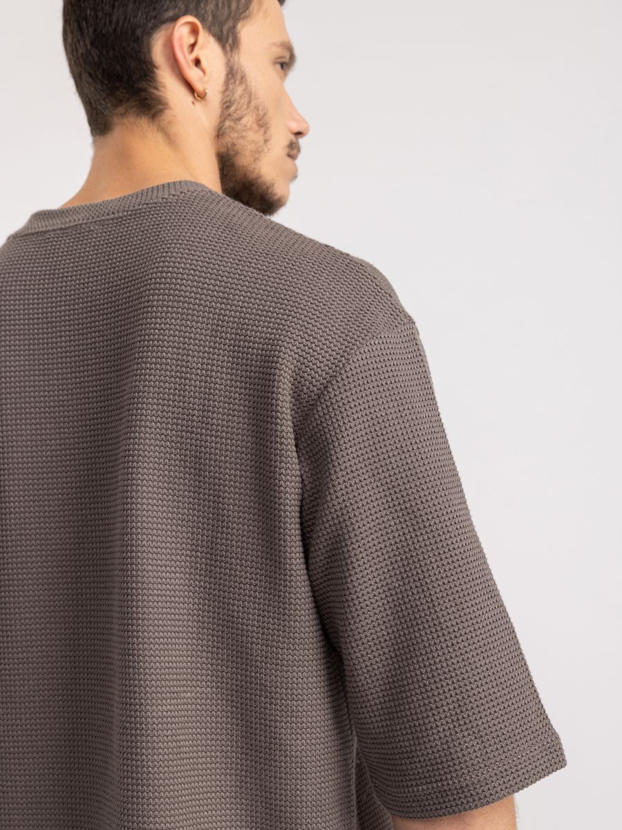 טי שירט ריזורט לגבר וופל