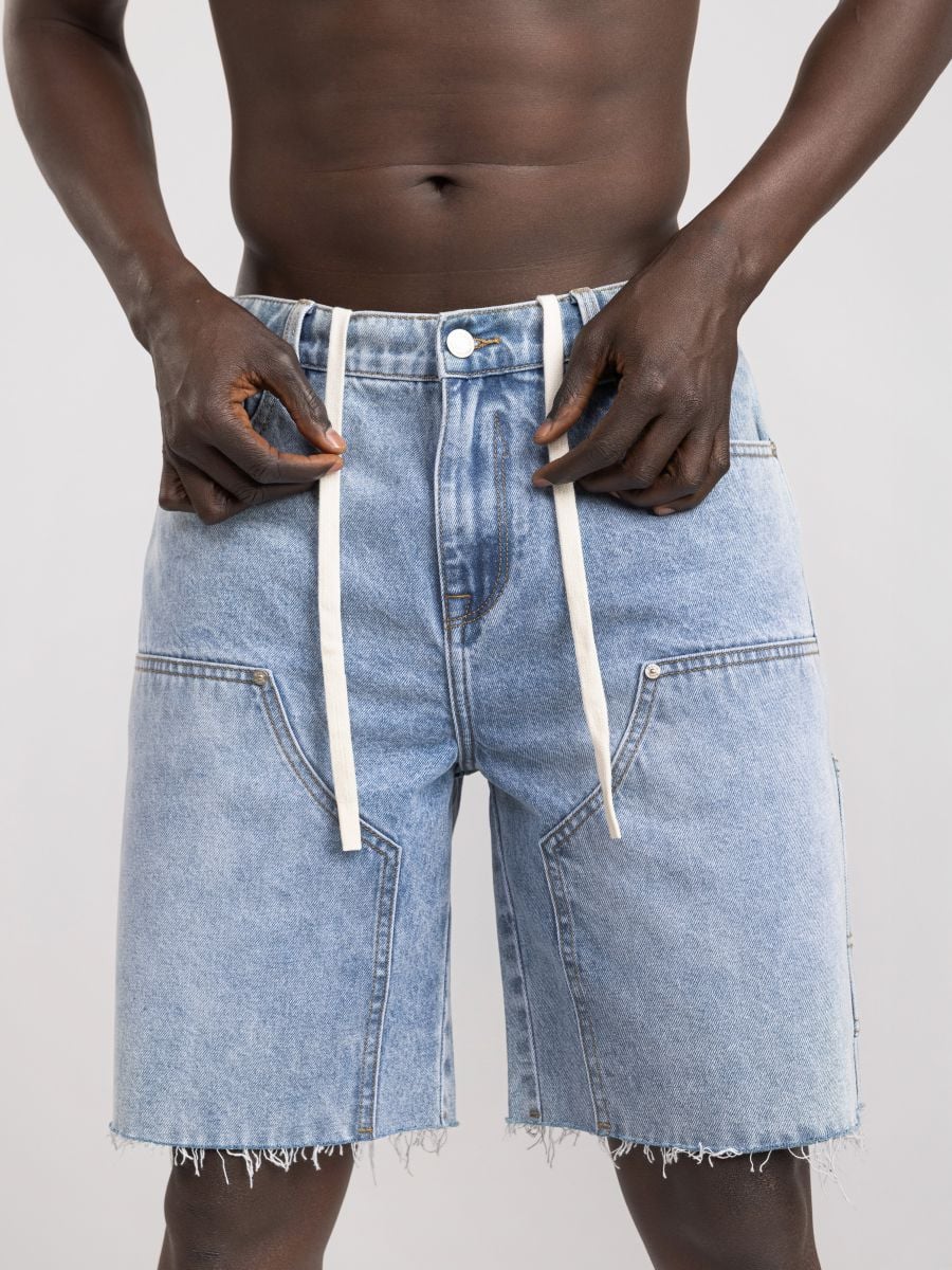 מכנסי קרגו לגבר עם גימור פרום