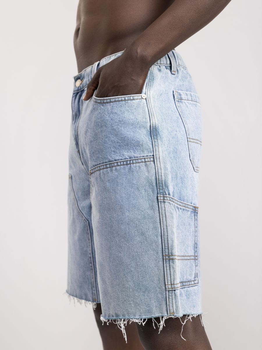 מכנסי קרגו לגבר עם גימור פרום