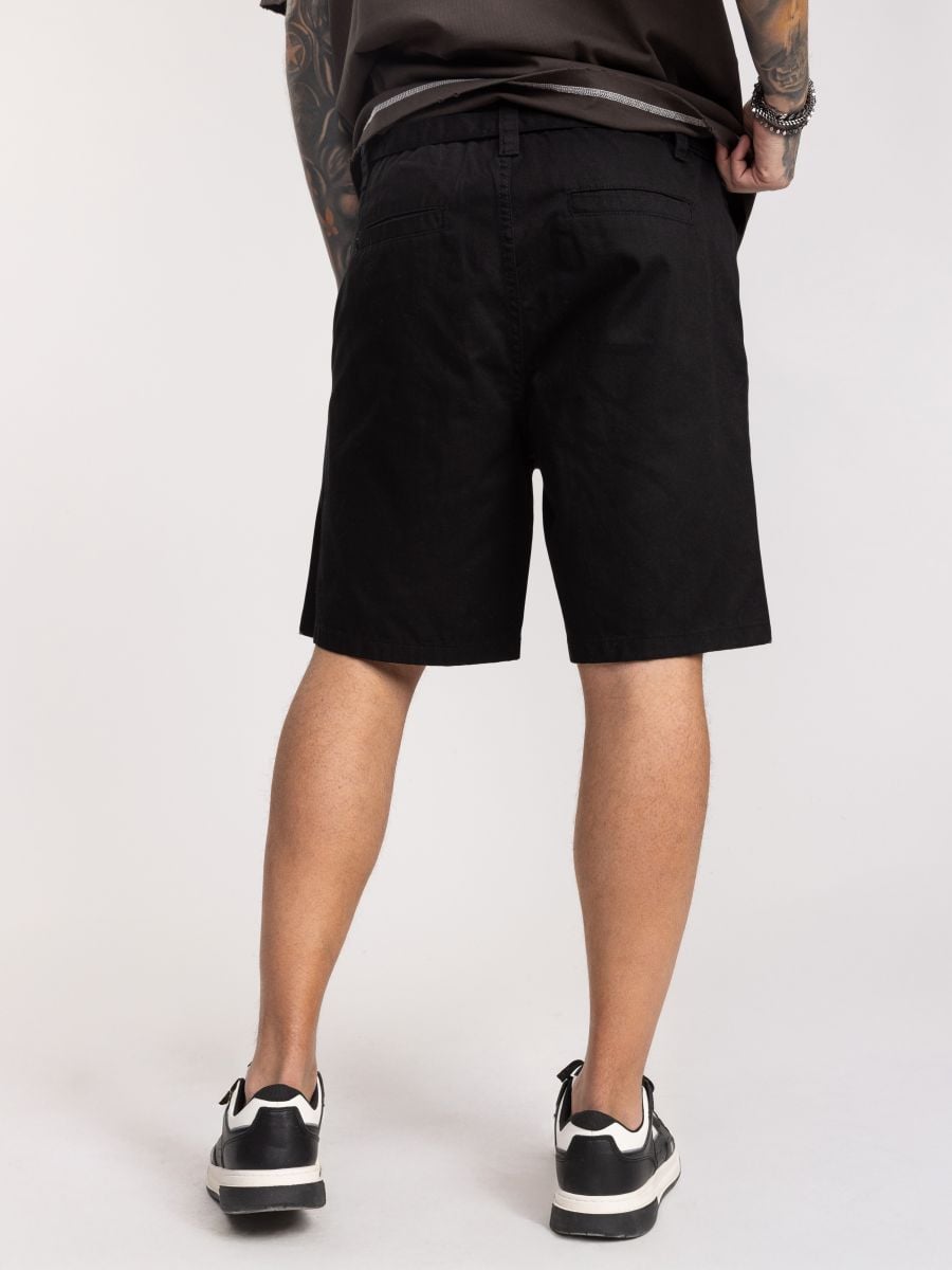 ברמודות בד לגבר עם רצועת לוגו