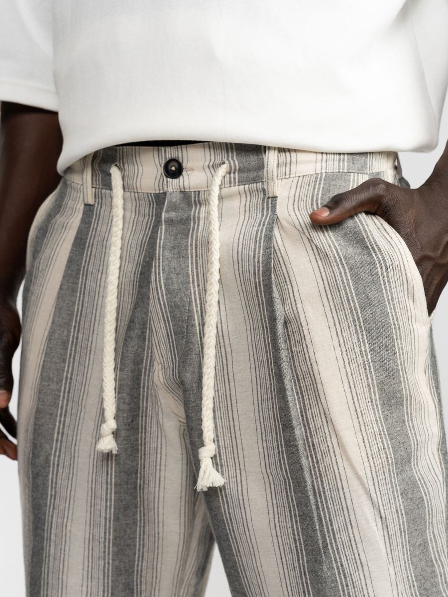 מכנסי ברמודה בד LEO