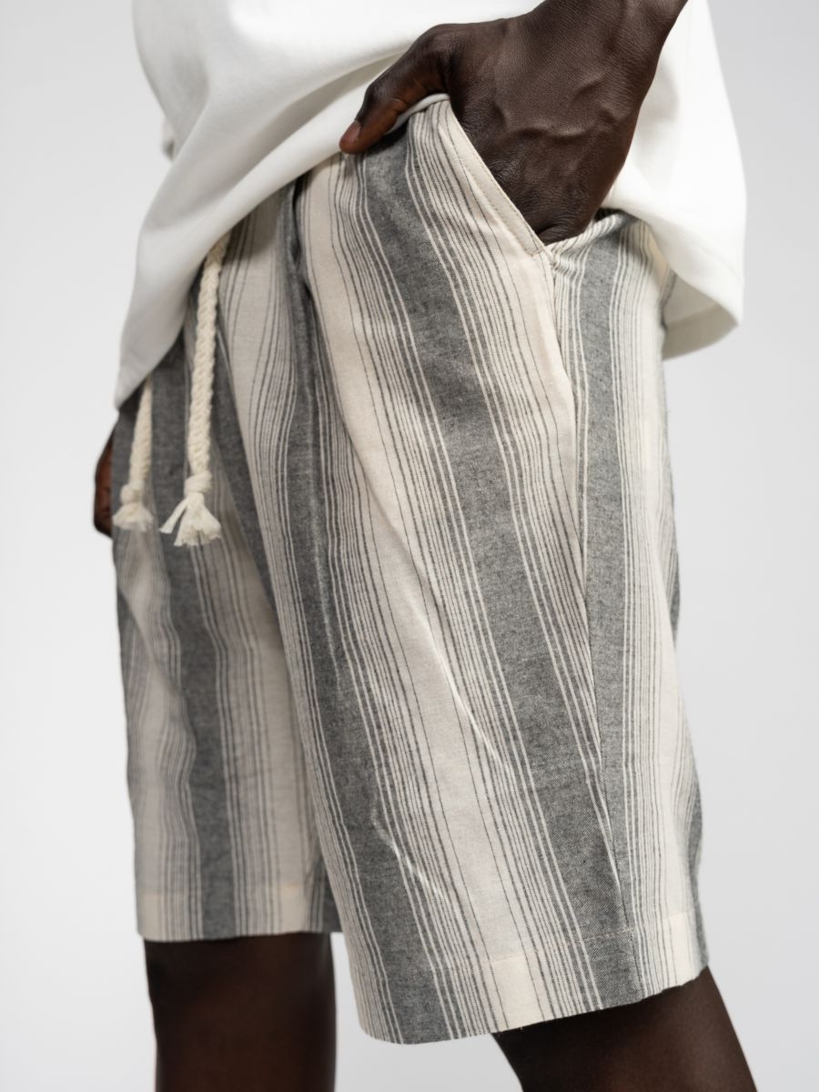 מכנסי ברמודה בד LEO