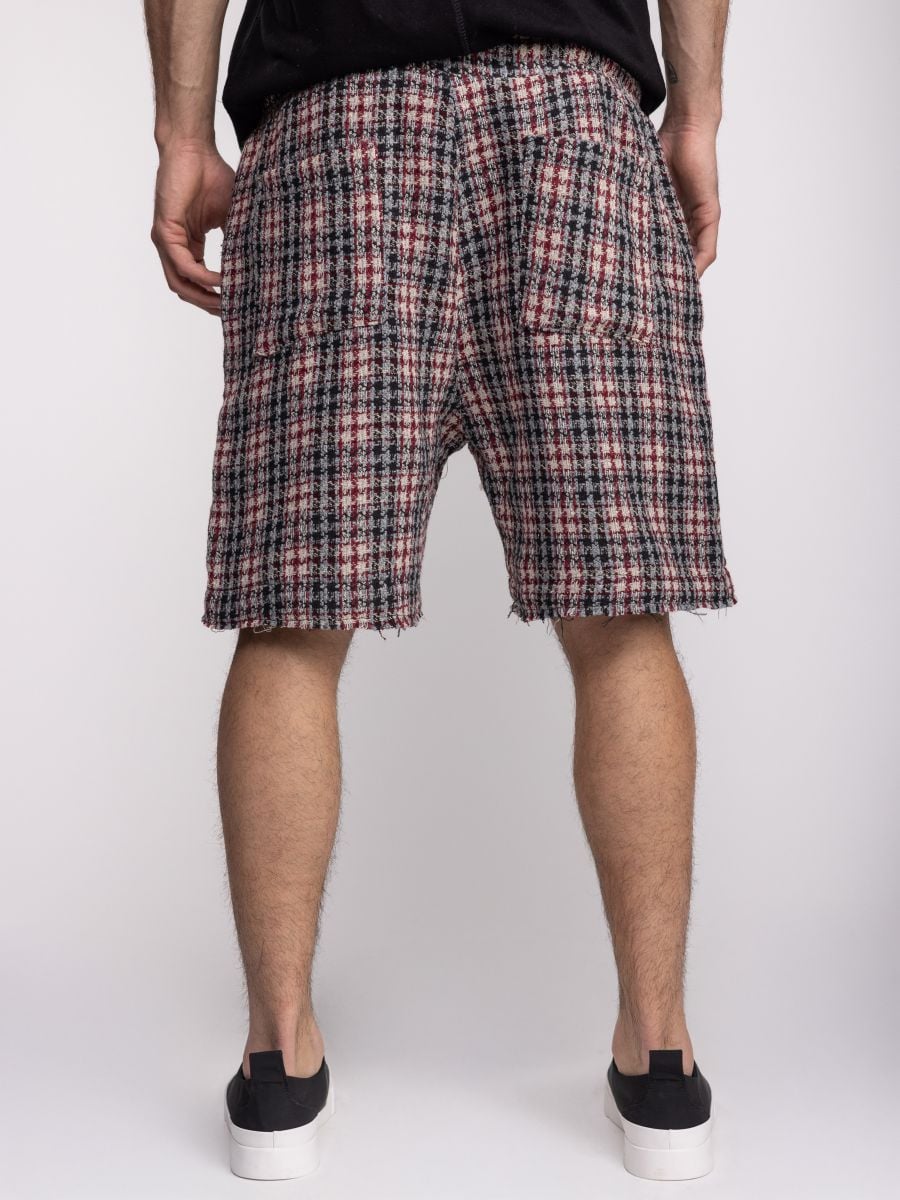 מכנסי ברמודה עם טקסטורה