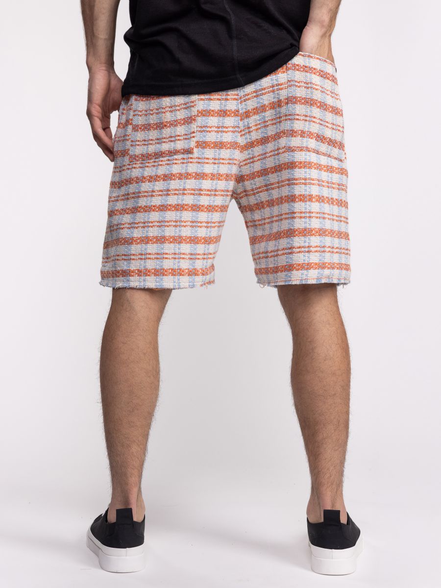 מכנסי ברמודה עם טקסטורה