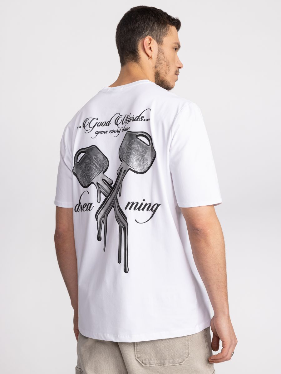 חולצת טי שירט לגבר GOOD WORDS