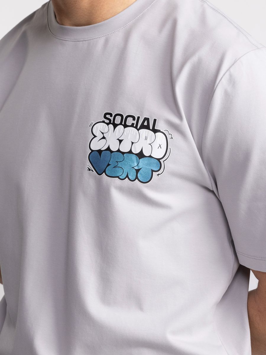 טישרט לגבר SOCIAL EXTROVERT