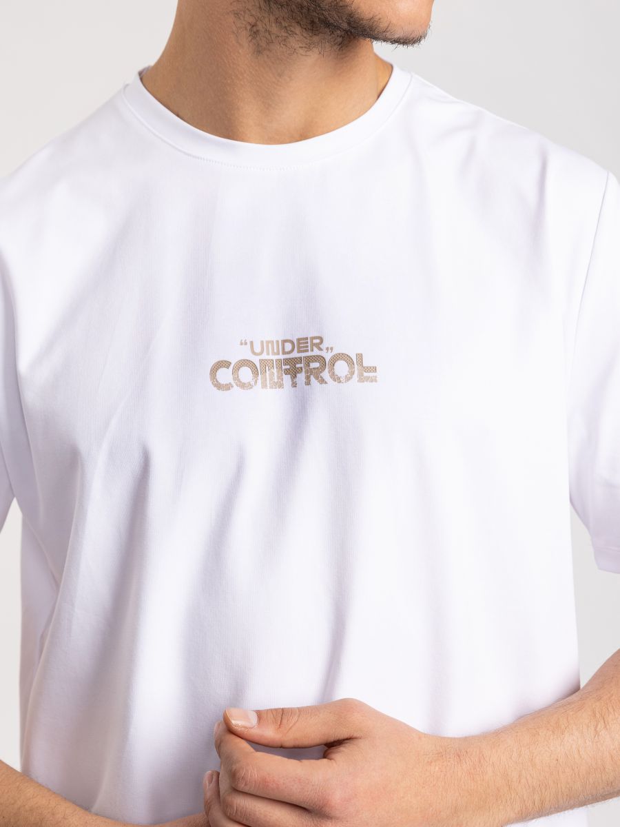 חולצת טישירט לגבר UNDER CONTROL