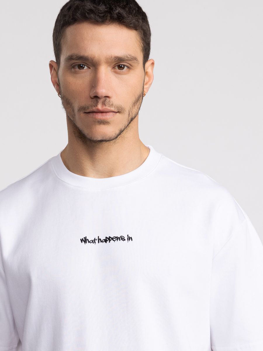 חולצת טישירט לגבר LAS VEGAS אוברסייז