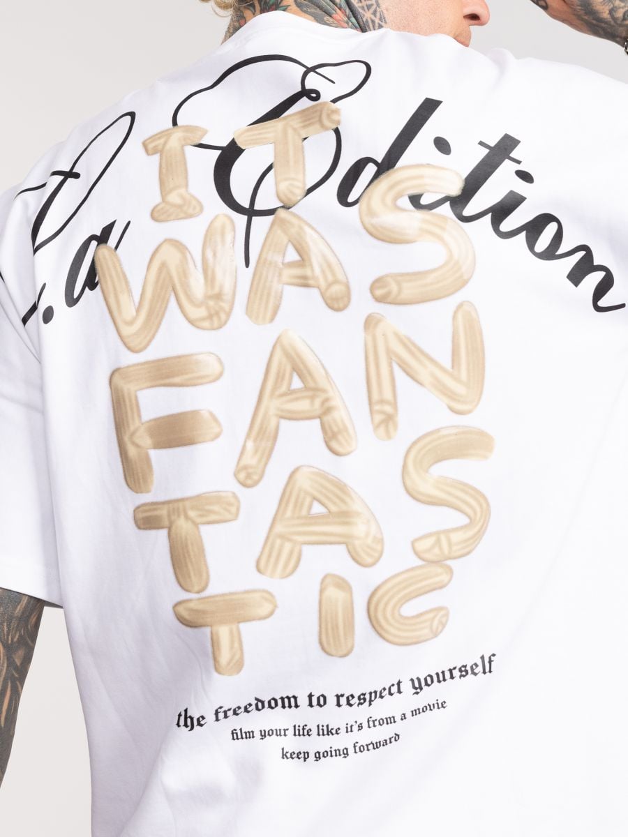 חולצת טישרט אובר סייז לגבר Fantastic