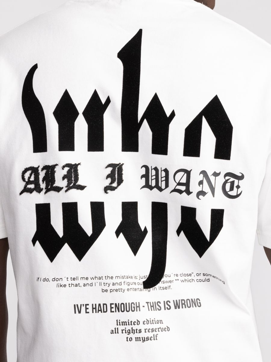 חולצת טישירט לגבר אוברסייז WHO