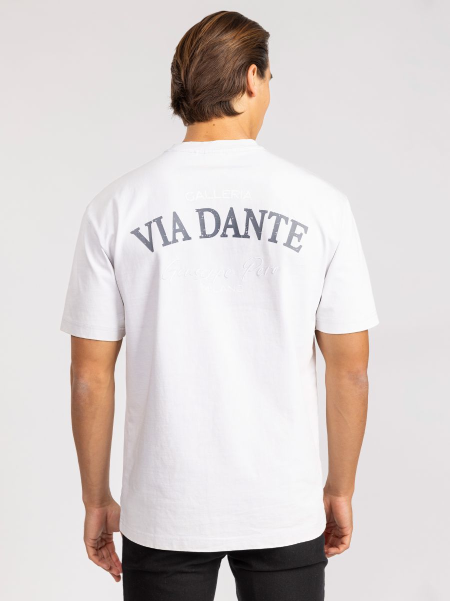 טי שירט כותנה לגבר VIA DANTE