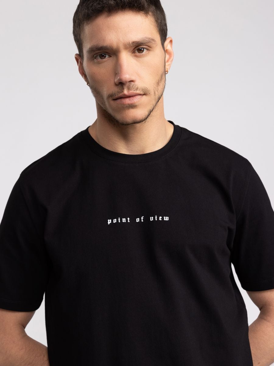 טי שירט כותנה לגבר VIA DANTE